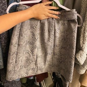 Snake skin skirt